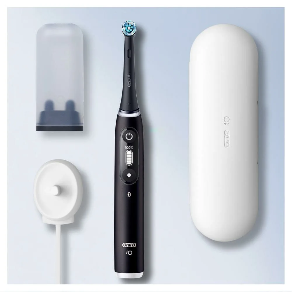 Электрическая зубная щетка Oral-B iO Series 6 Black Lava (IOM6.2Q6.2DK) — фото 2 из 6