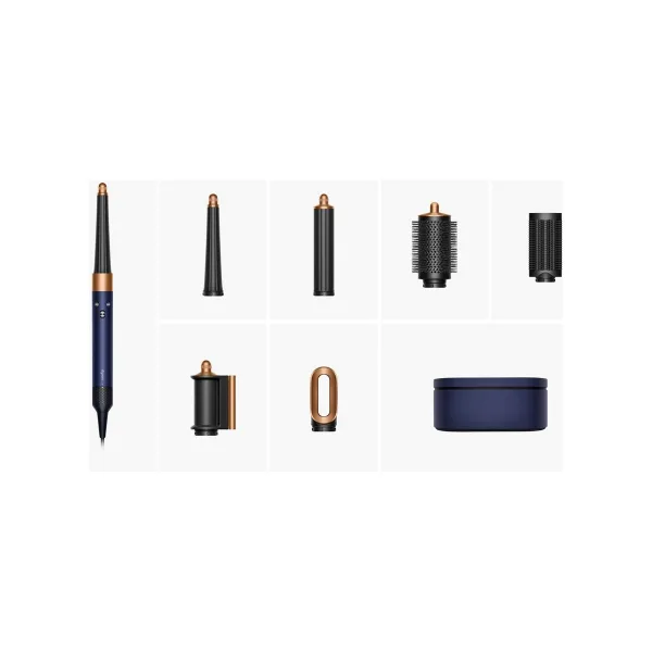 Мультистайлер Dyson Airwrap i.d. Straight+Wavy, Bluetooth, ночной синий/медь (107163-01)