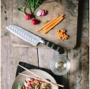 Кухонный нож F. Dick 1905 Santoku, Kullenschliff (81942182k), лезвие 18 см