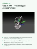 Бензопила Husqvarna 560 XP Mark II 59,8 см³, 3,5 кВт, шина 45 см (18 дюймов), цепь .325 S35G