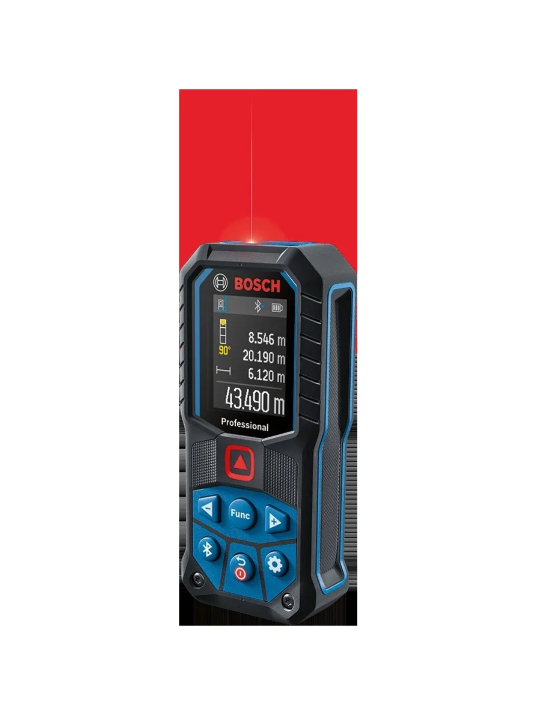 Лазерный дальномер Bosch GLM 50-27 C 0601072T00, синий/черный