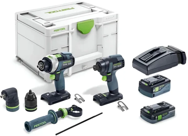 Набор дрелей и отверток Festool TID 18 5.0/4.0-Set TPC 18/4 577654