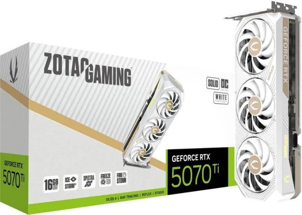 Видеокарта ZOTAC GAMING RTX 5070 TI SOLID CORE (ZT-B50710Q2-10P)