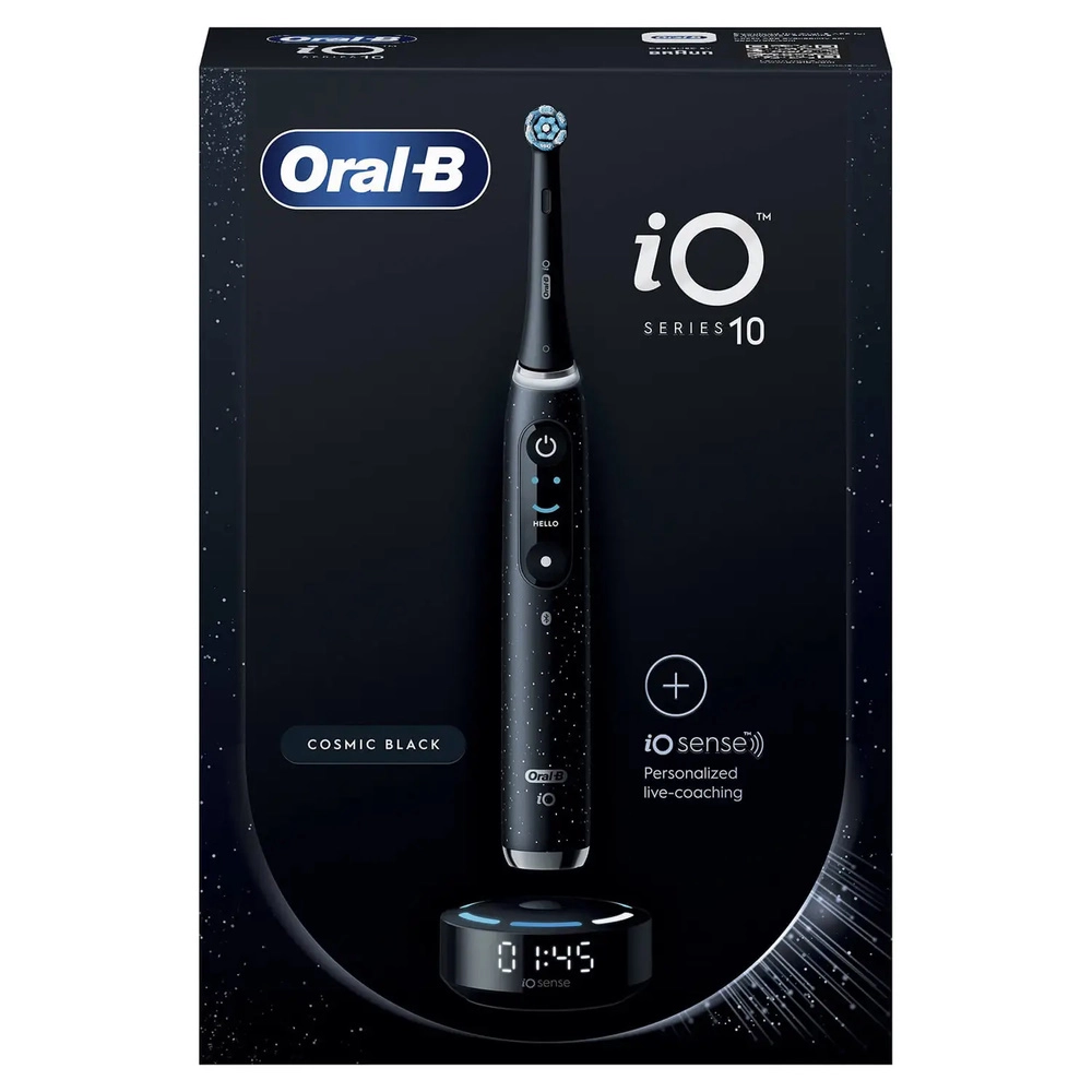 Электрическая зубная щётка Oral-B "iO Series" 10 Cosmic Black — фото 5 из 6