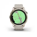 Умные часы Garmin Epix PRO Gen 2 Sapphire Edition 42mm, Soft Gold with Light Sand Band (010-02802-11)