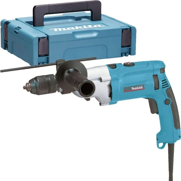 Дрель ударная Makita HP2071F, кейс