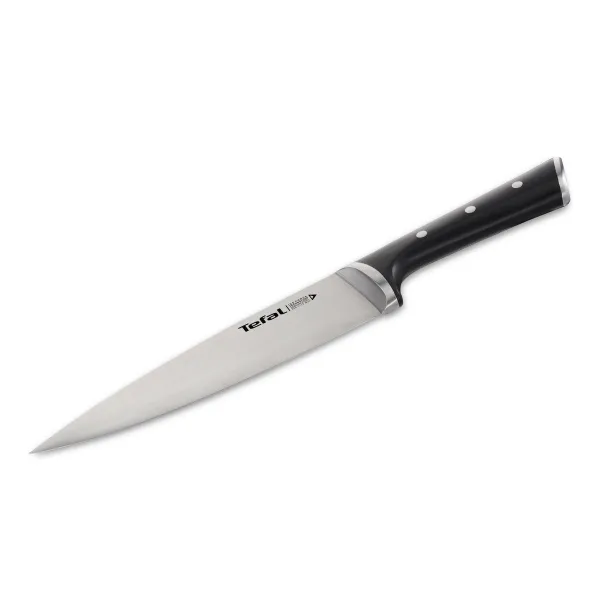 Шеф - нож Tefal Ice Force 20 см K2320214, черный/нержавеющая стать