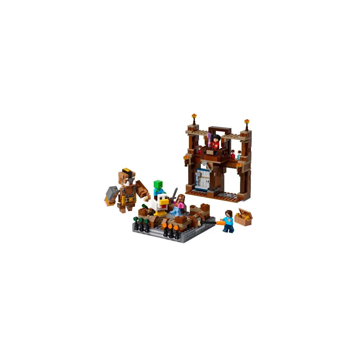 Конструктор LEGO Minecraft 21272 Лесной особняк: бойцовский ринг, 491 деталь, 10+