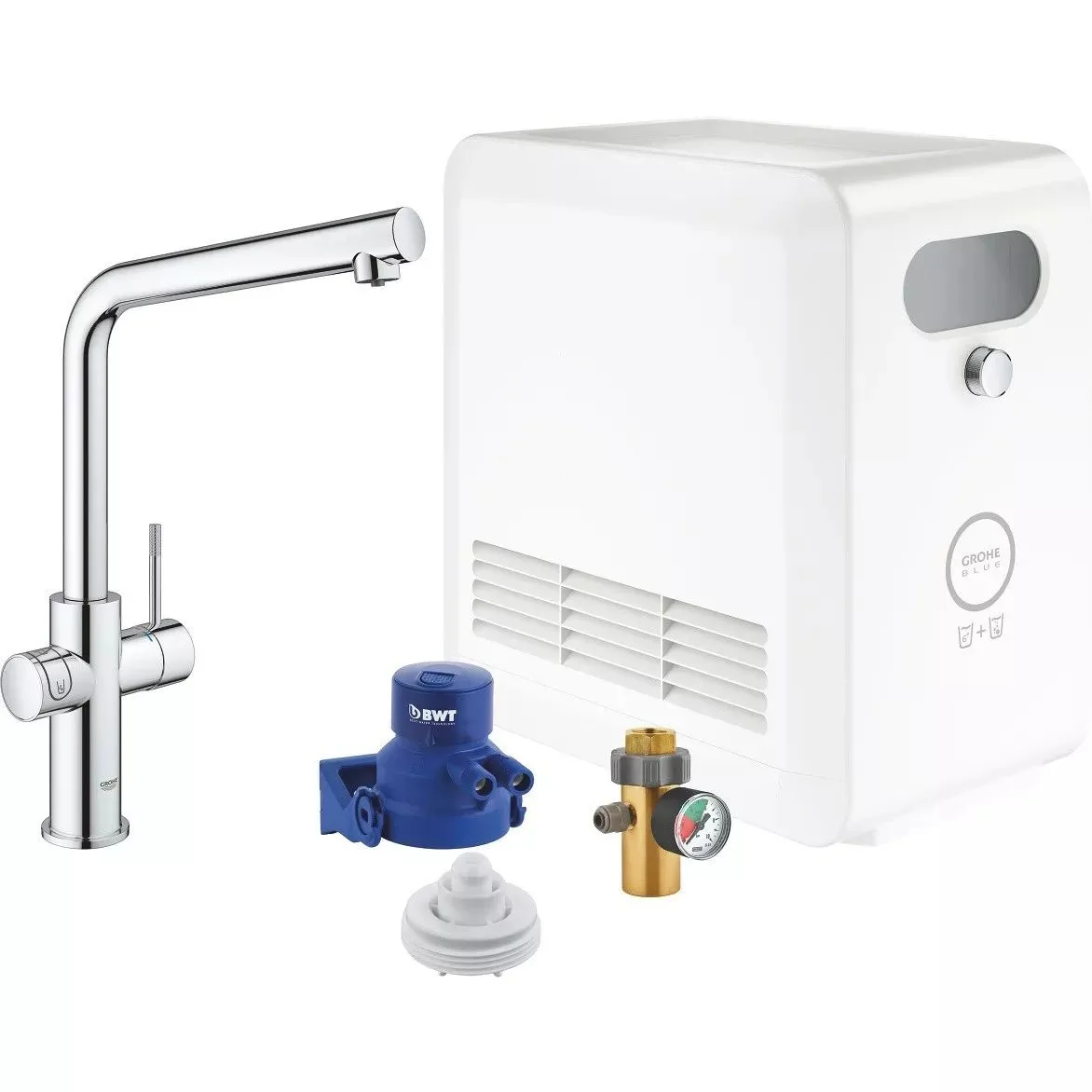 Смеситель для кухни Grohe Blue Professional 31347003, с функцией очистки водопроводной воды