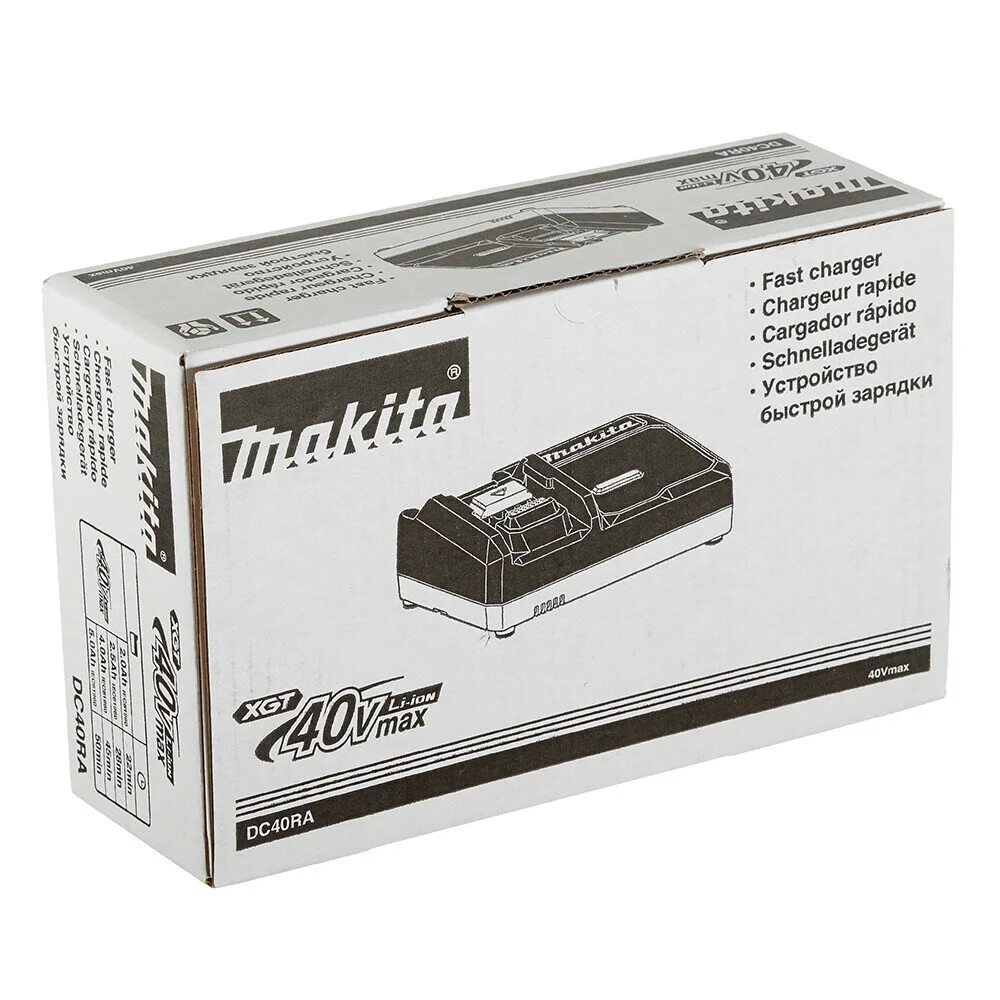 Зарядное устройство для аккумуляторов MAKITA DC40RA 40В XGT (быстрое) — фото 6 из 6