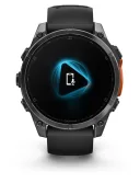Умные часы Garmin Fenix 8, 47mm, AMOLED, Slate Gray with Black Silicone Band (010-02904-00)