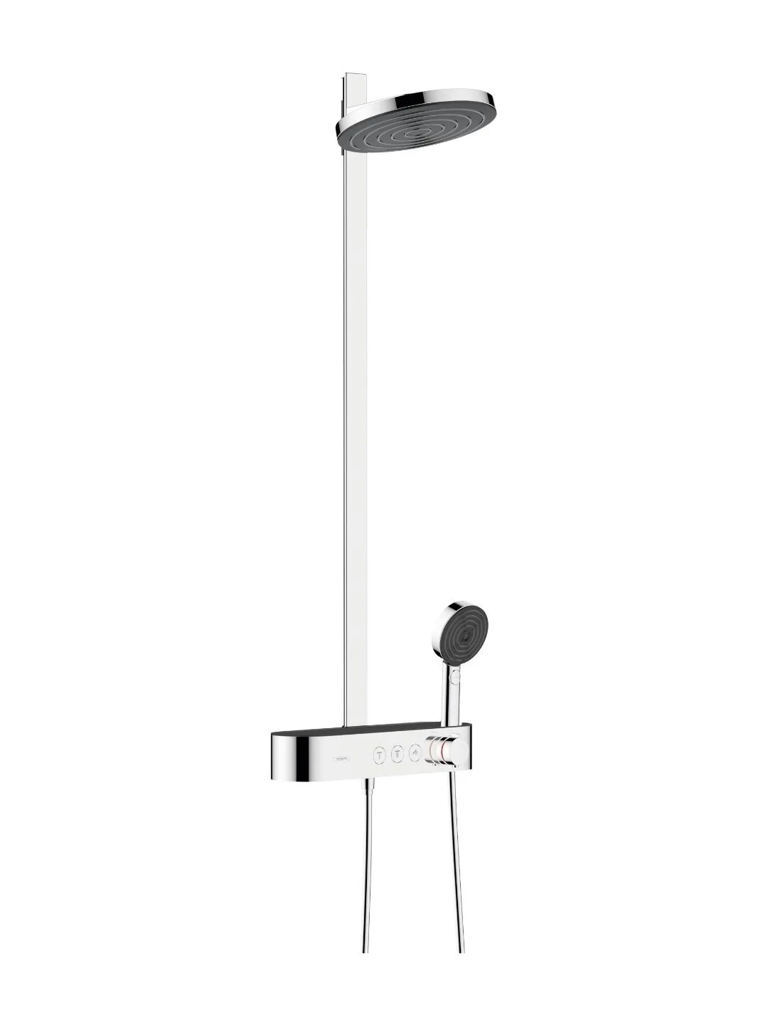 Душевая система Hansgrohe Pulsify S Showerpipe 260 2jet с термостатом, верхний душ 260 мм, хром