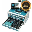 Аккумуляторный шуруповерт Makita DHP453RFX2, 18В, 2 аккумулятора, быстрозажимной патрон