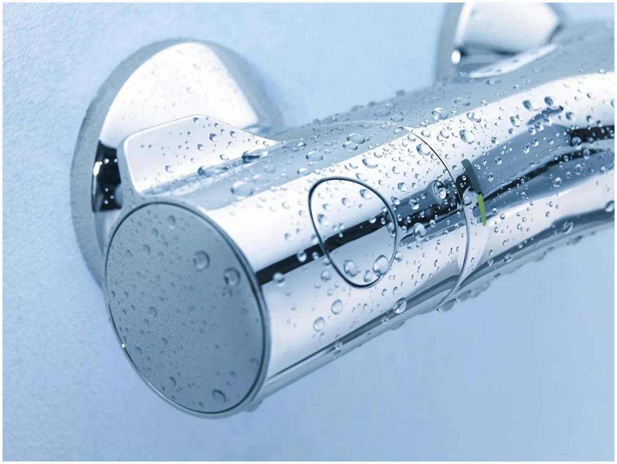 Термостат для душа GROHE Grohtherm 34558000, латунь, встраиваемый, 30,5x8,5х7 см — фото 4 из 9