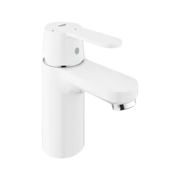 Смеситель для раковины GROHE Get с нажимным донным клапаном, белая луна (23586LS0)
