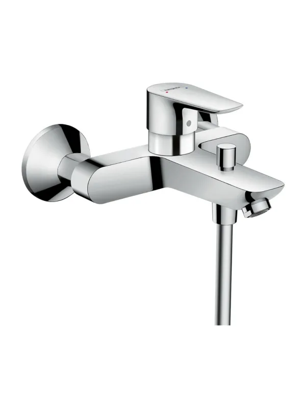 Смеситель для ванны Hansgrohe Talis E однорычажный настенный с переключателем на душ, хром