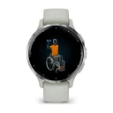 Умные часы Garmin Venu 3S Silver Stainless Sage Grey (010-02785-01)