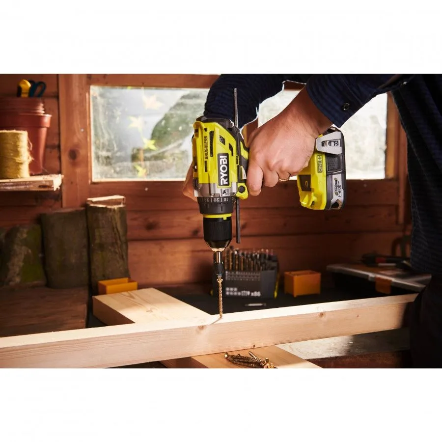 Бесщеточная ударная дрель-шуруповерт Ryobi One+ R18PD7-0 5133003941 — фото 6 из 7