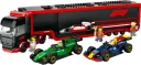 Конструктор LEGO City 60445 Автовоз «Формулы-1» с болидами RB20 и AMR24, 1086 деталей, 5 минифигурок, от 8 лет