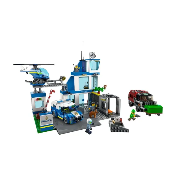 Конструктор LEGO City 60316 Полицейский участок, 668 деталей, 5 минифигурок, от 6 лет