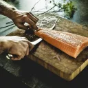 Кухонный нож (Филейный) Fiskars Norden (1026423), лезвие 21 см