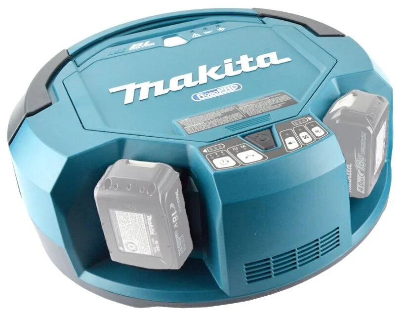 Робот-пылесос Makita DRC200Z без АКБ и ЗУ, синий/черный, 2.5 л — фото 7 из 12