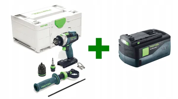Аккумуляторная ударная дрель-шуруповёрт Festool TPC 18/4 I-BASIC-5,0 577053
