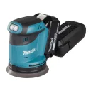 Шлифовальная машина эксцентриковая Makita DBO180RTJ, 18В, 2 аккумулятора