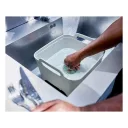 Таз для мытья посуды Joseph Joseph Wash&Drain 851648, со сливной пробкой, 31x30x20 см