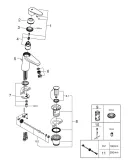 Смеситель Grohe Eurodisc Cosmopolitan 3319020E для раковины