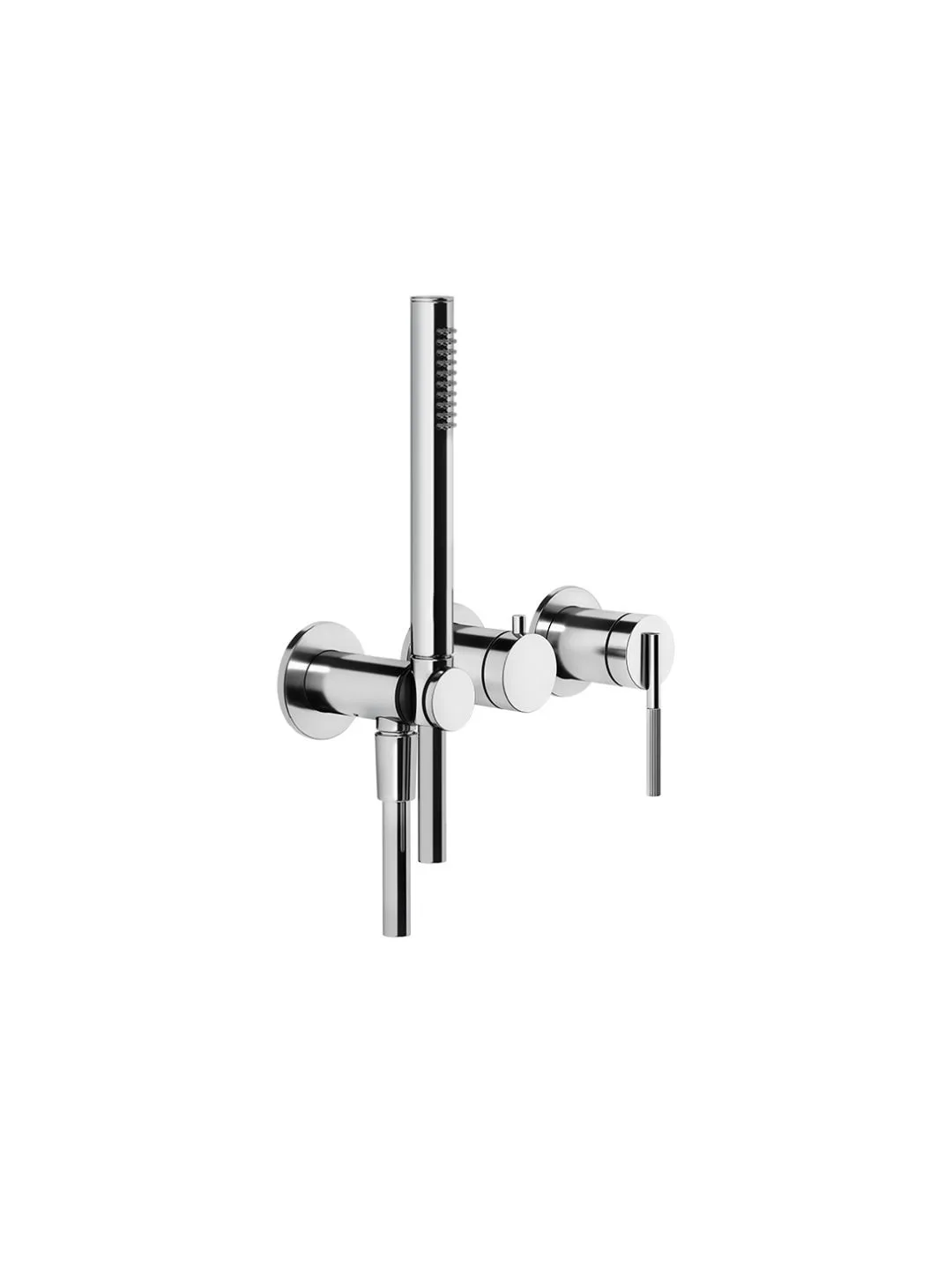 Смеситель для душа Gessi Ingranaggio 63545 настенный, внешняя часть, дивертор на 2 выхода, лейка, хром