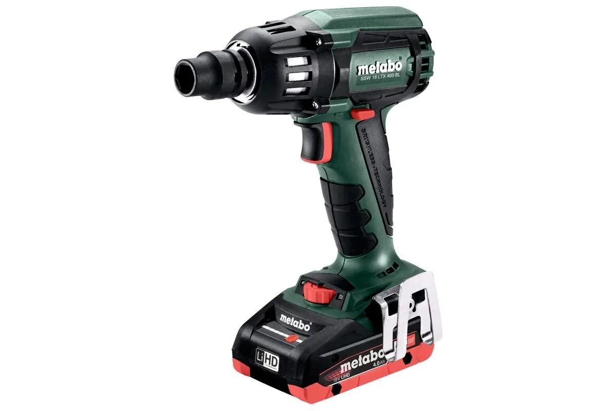 Бесщеточный аккумуляторный ударный гайковерт Metabo SSW 18 LTX 400 BL 602205800 — фото 5 из 11