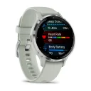 Умные часы Garmin Venu 3S Silver Stainless Sage Grey (010-02785-01)