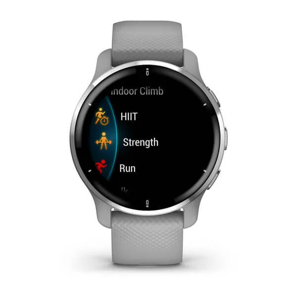Умные часы Garmin Venu 2 Plus Wi-Fi (010-02496-10), серебристый/серый — фото 3 из 6