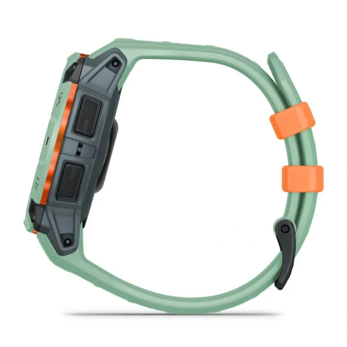 Умные часы Garmin Instinct 3 45мм, Тропический неон с силиконовым ремешком — фото 5 из 10