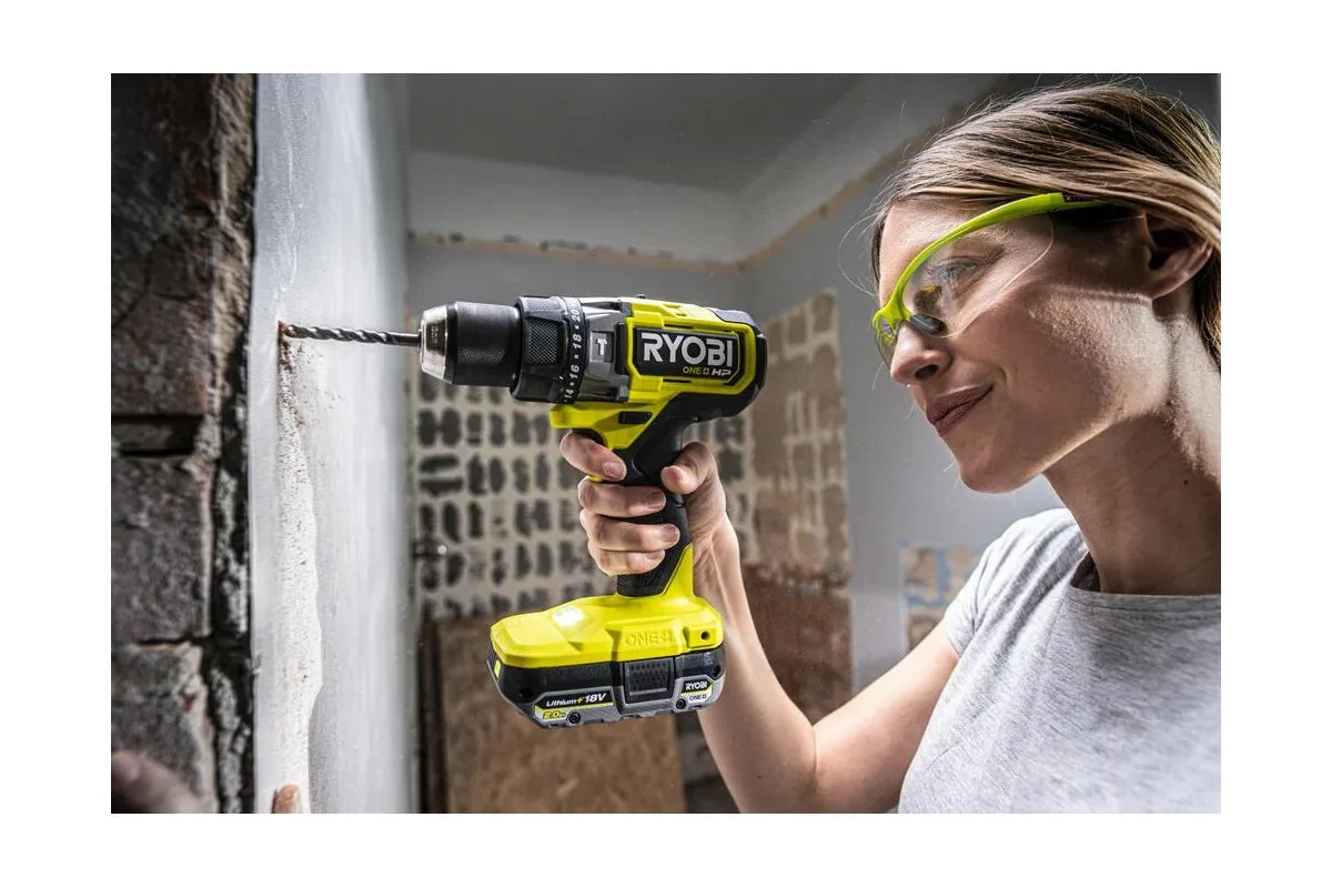 Ударная дрель-шуруповерт Ryobi ONE+ HP RPD18X-0 5133004984 (без аккумулятора в комплекте) — фото 6 из 11