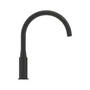 Смеситель для кухни Grohe Start Edge однорычажный, высокий C-образный излив, черный матовый