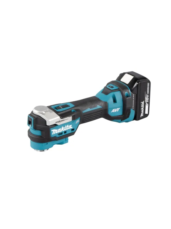 Мультитул аккумуляторный LXT Makita DTM52RTJX1, зеленый/черный