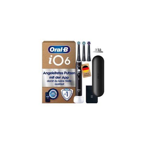 Электрическая зубная щётка Oral-B iO Series 6 Plus Edition Black Lava, 3 насадки
