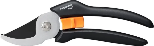 Секатор садовый Fiskars Solid P121, плоскостной (Bypass), для живых побегов (1057160)