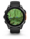 Умные часы Garmin Fenix 8, 47mm, AMOLED, Slate Gray with Black Silicone Band (010-02904-00)