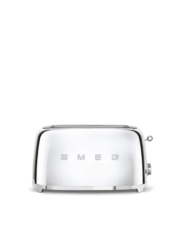 Тостер Smeg 50s Style TSF02SSEU на 4 тоста, 2 удлинённых слота, 1500 Вт, сталь