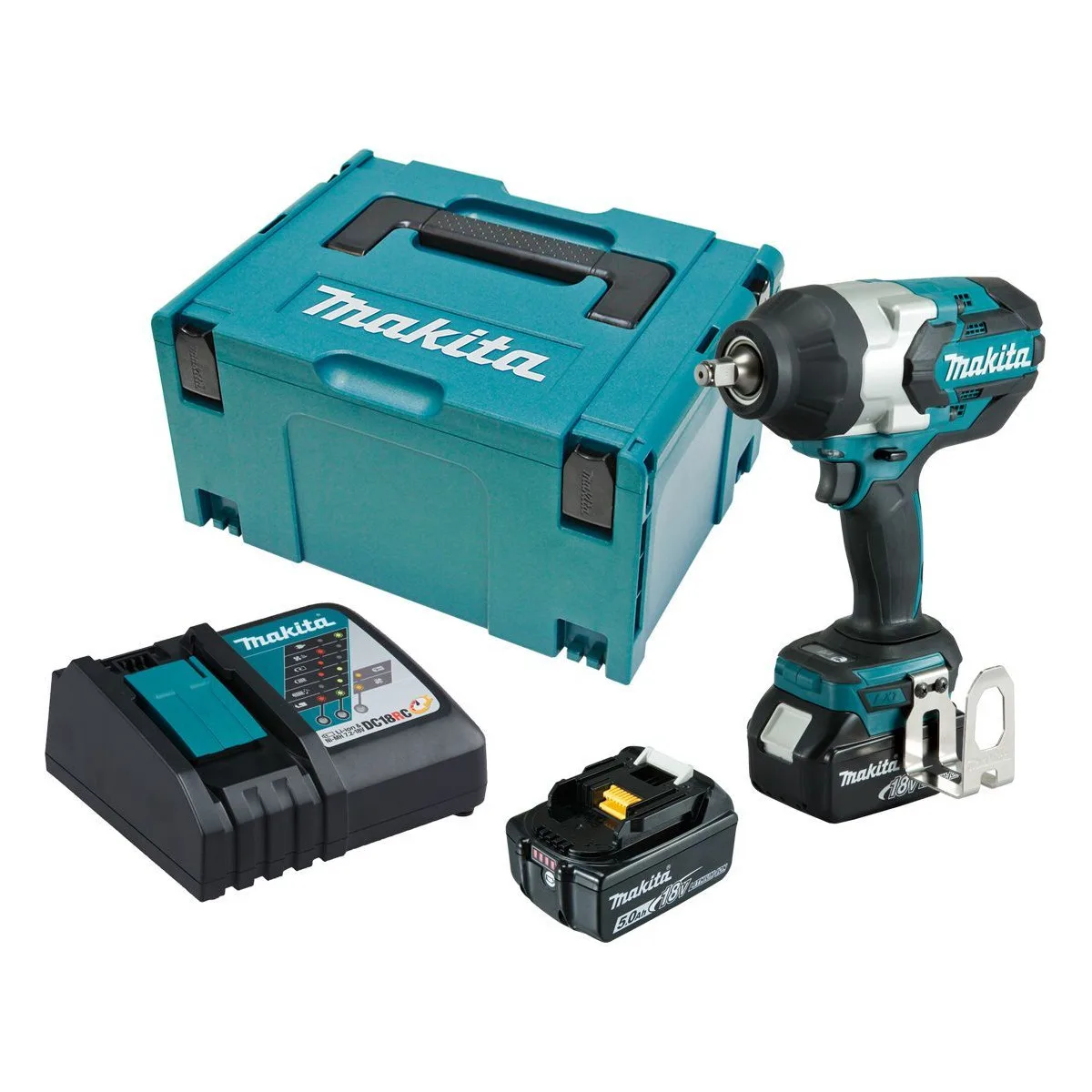 Ударный аккумуляторный гайковерт Makita DTW1002RTJ — фото 2 из 7