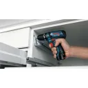 Дрель-шуруповерт Bosch GSR 12V-15, 2 x 2,0 Ah (060186810F), синий/черный