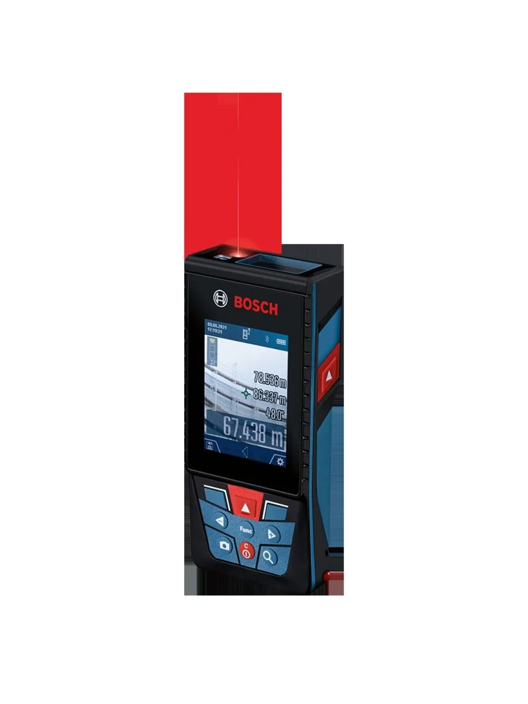 Лазерный дальномер Bosch GLM 150-27 C (0601072Z00), синий/черный