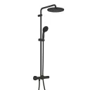Душевая система с термостатом, черная матовая Grohe Vitalio Start 266772430