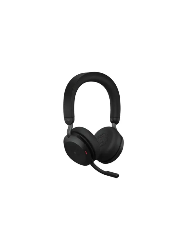 Гарнитура беспроводная Jabra Evolve2 75 USB-A MS Teams с зарядной подставкой, чёрная, шумоподавление, 8 микрофонов