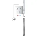 Термостат для встраиваемого монтажа на 3 выхода GROHE Grohtherm SmartControl 29121GN0 холодный рассвет матовый