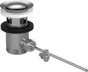 Смеситель для раковины Hansgrohe Rebris S 80 CoolStart 72584000, с металлическим сливным гарнитуром, хром