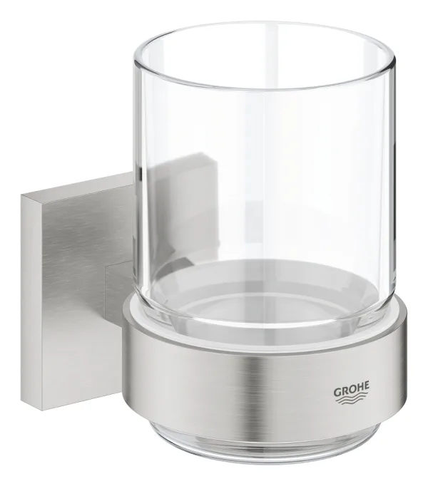 Стеклянный стакан с держателем из серии Grohe Start Cube 41097DC0